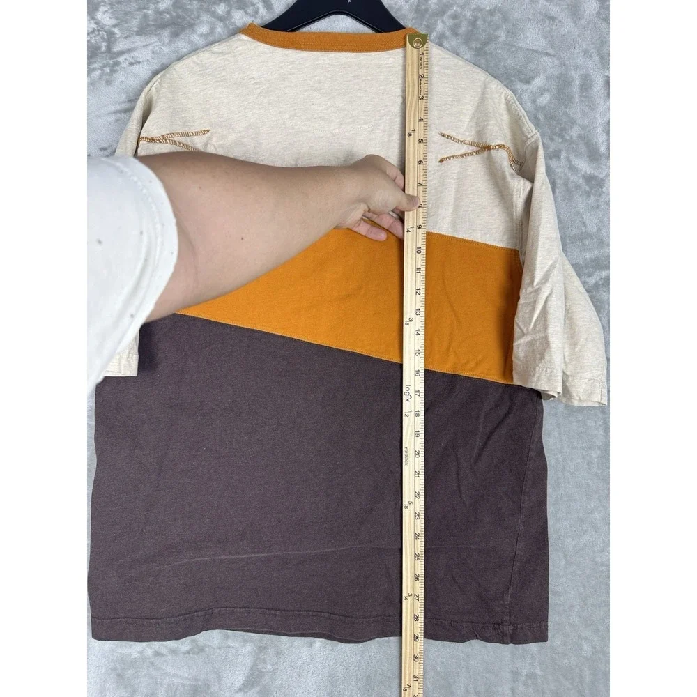 Vintage Y2K Enyce Colorblock Embroidered Spellout Shirt Mens XL Hip Hop Skater